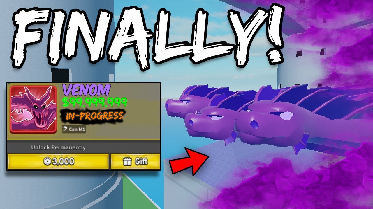 Дата выхода обновления Venom Rework в Blox Fruits + новости и утечки! (ОБНОВЛЕНИЕ 30)