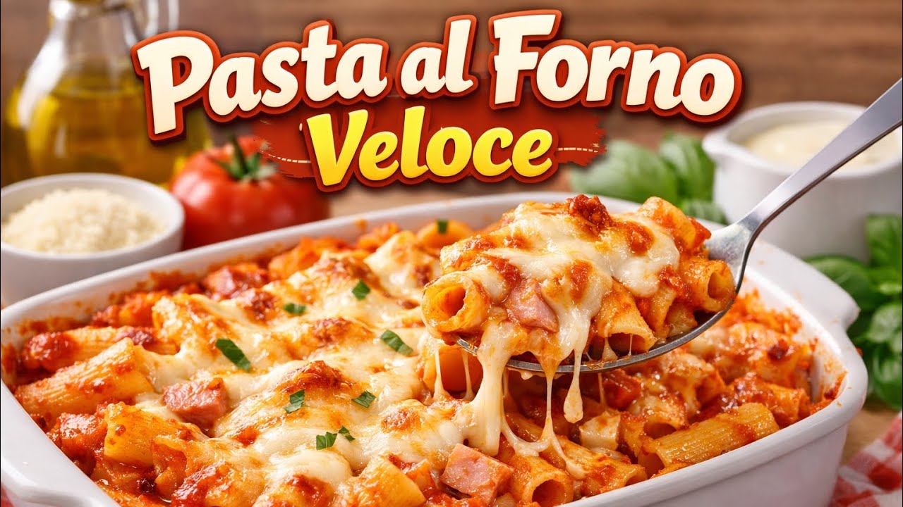 🍝 Pasta al Forno Veloce (con e senza Bimby)… con besciamella, se lo chiede tuo figlio 😅