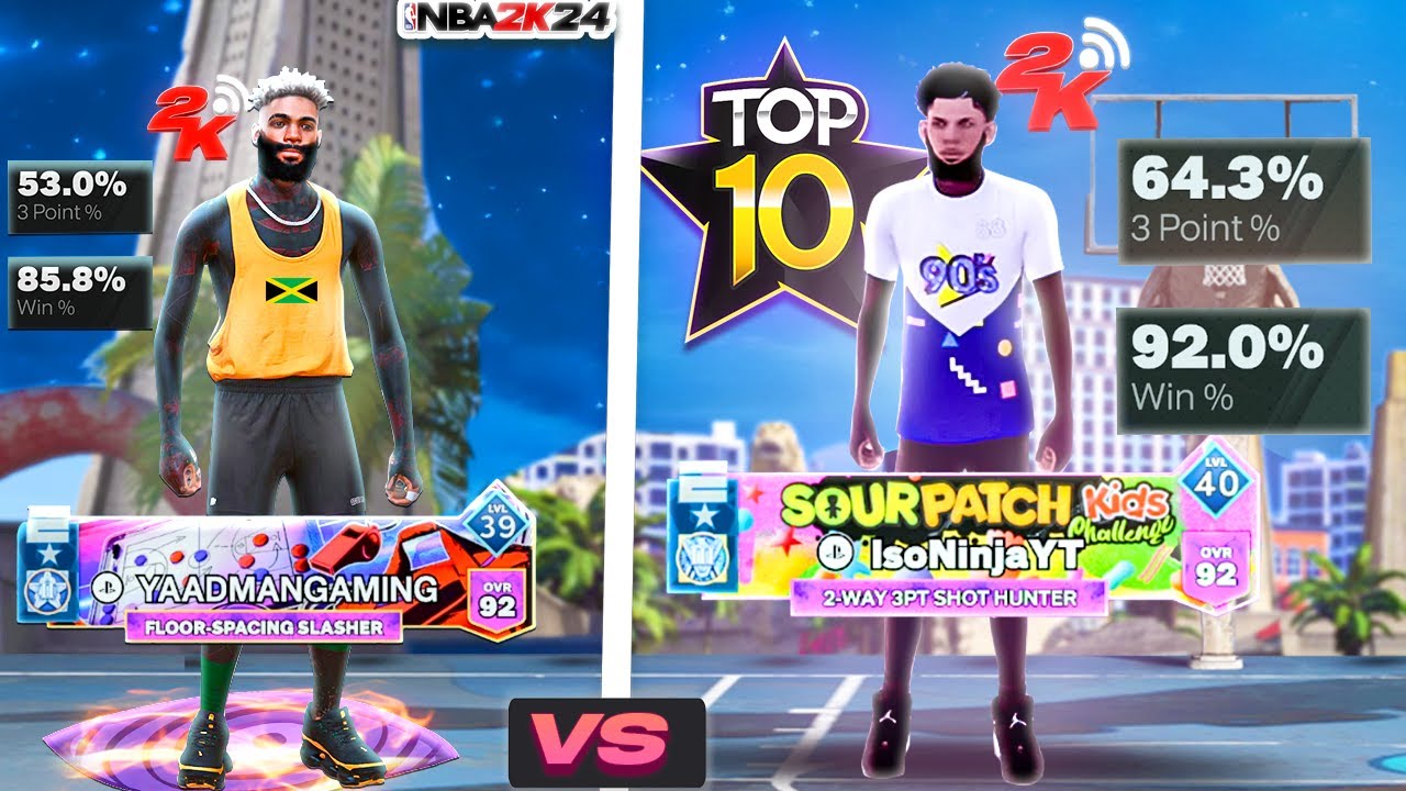 @IsoNinja the #1 RANKED rep😳 vs Yaadmangaming 5'11 BP build😱 | NBA 2K24