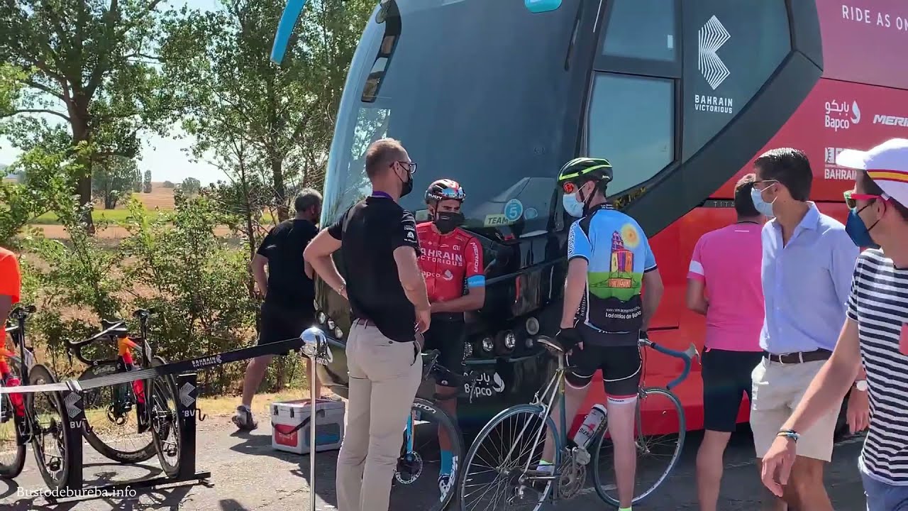 Vuelta a Burgos 2021 a su paso por Busto de Bureba