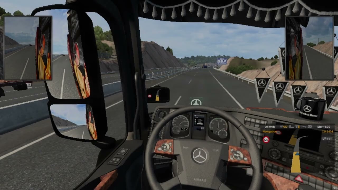 Euro Truck Simulator 2 MADRID TO SASSARI