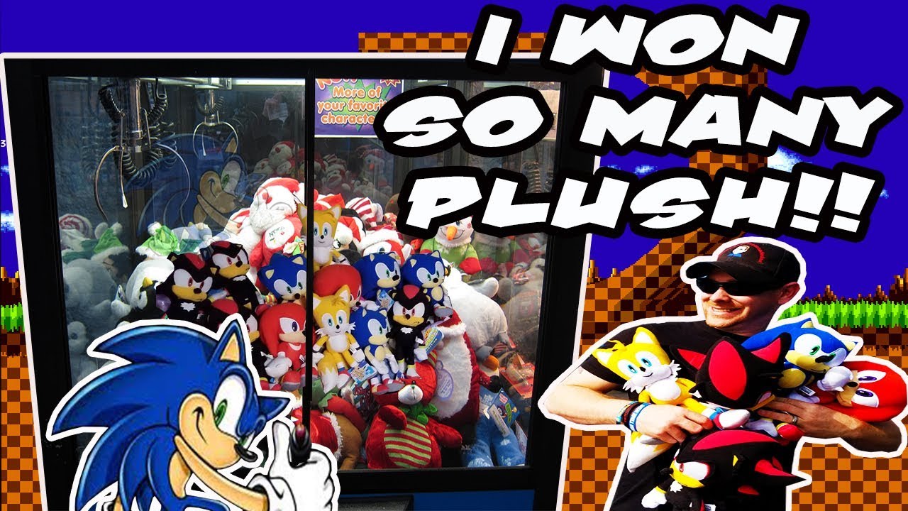 Can I Collect the FULL SONIC SET from the CLAW MACHINE? Incredible Walmart Claw Machine Wins! TeamCC