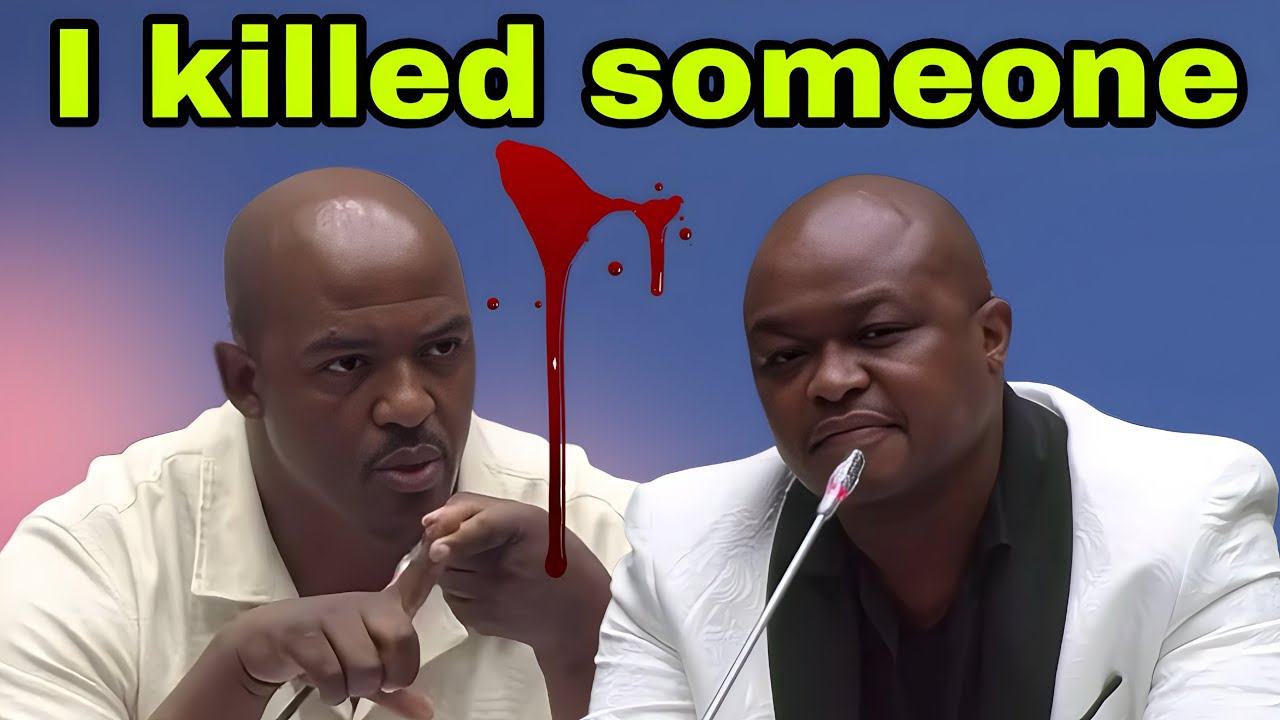 Tension: Shongwe makes Brown Mogotsi confess to killing someone.