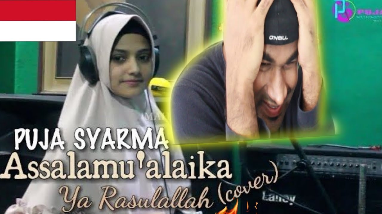 PUJA SYARMA - Assalamu'alaika (Cover) | INDIAN REACTION TO INDONESIAN VIDEO