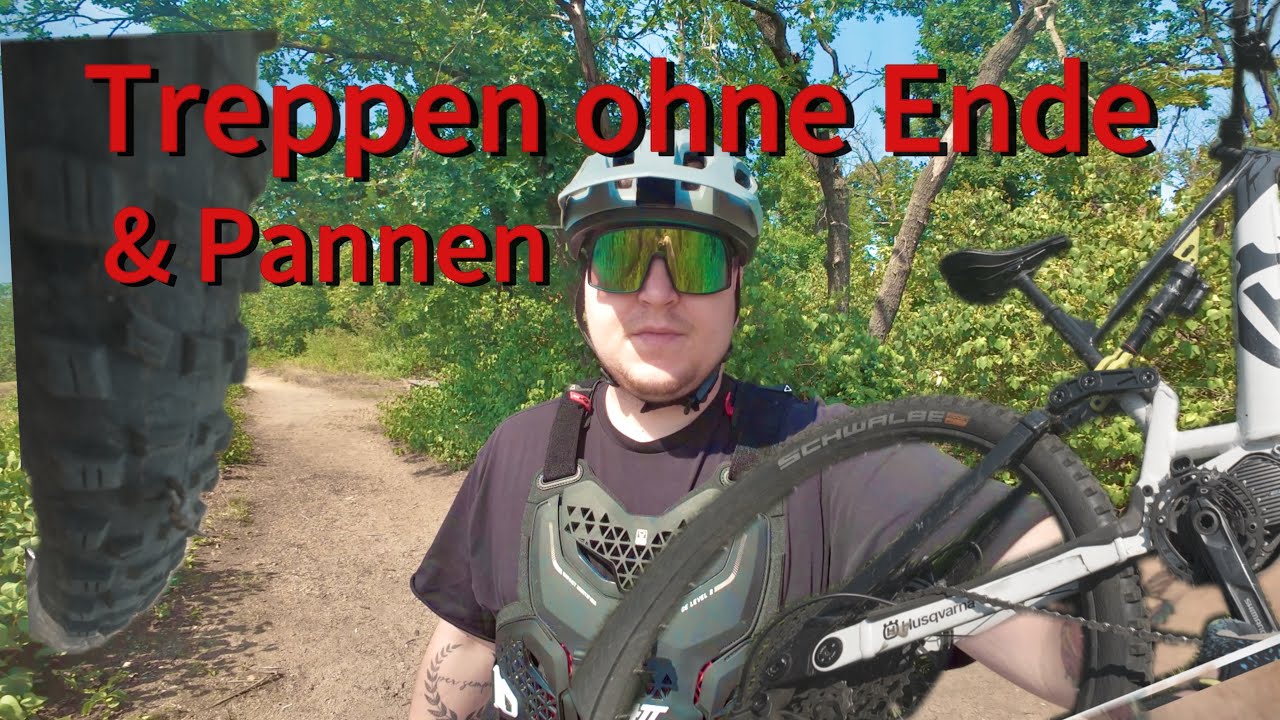 Treppen ohne Ende   // Kleine MTB Tour an der Saale entlang 
