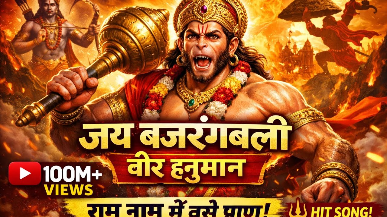 100M Views Hanuman Bhajan 🔥 | जय बजरंगबली वीर हनुमान | Ram Bhakt Hanuman