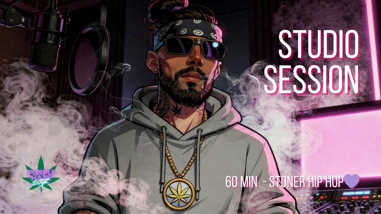Studio Vibes After Midnight | 60 Min Stoner Hip Hop for Creative Flow 🎧💨