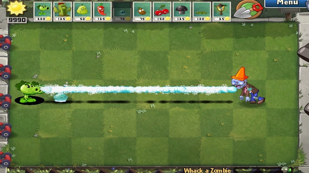 PLANTS VS ZOMBIES 999 REPEATER - SNOW PEA