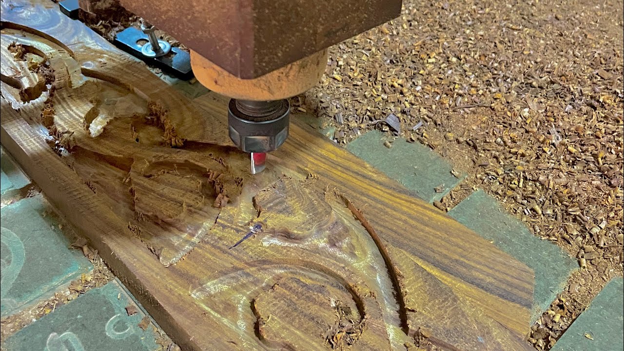Satisfying CNC ASMR ✨ Wood Turning Smooth Cut”