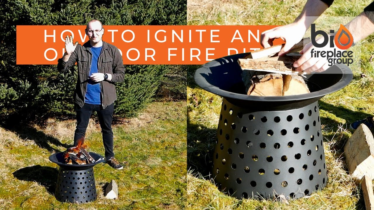 How To Properly Ignite Your Outdoor Garden Fire Pit | Bio Fireplace Group