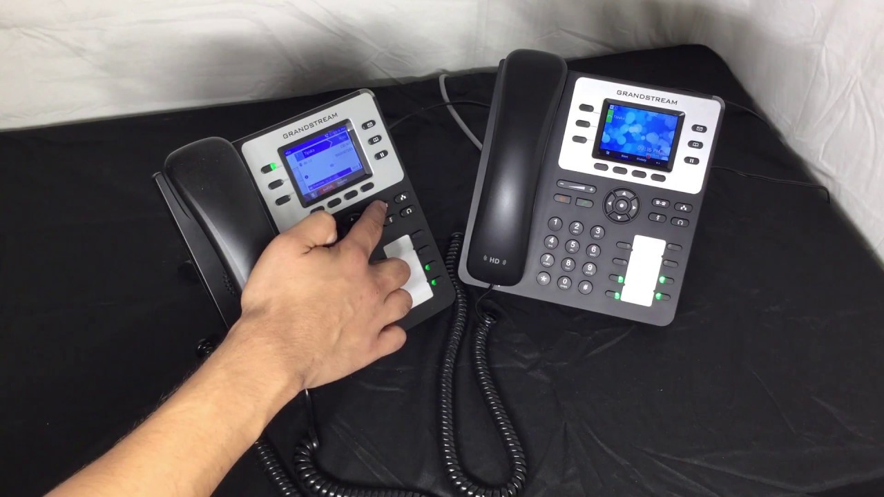 Grandstream GXP 2130 basic usage tutorial Episode 001