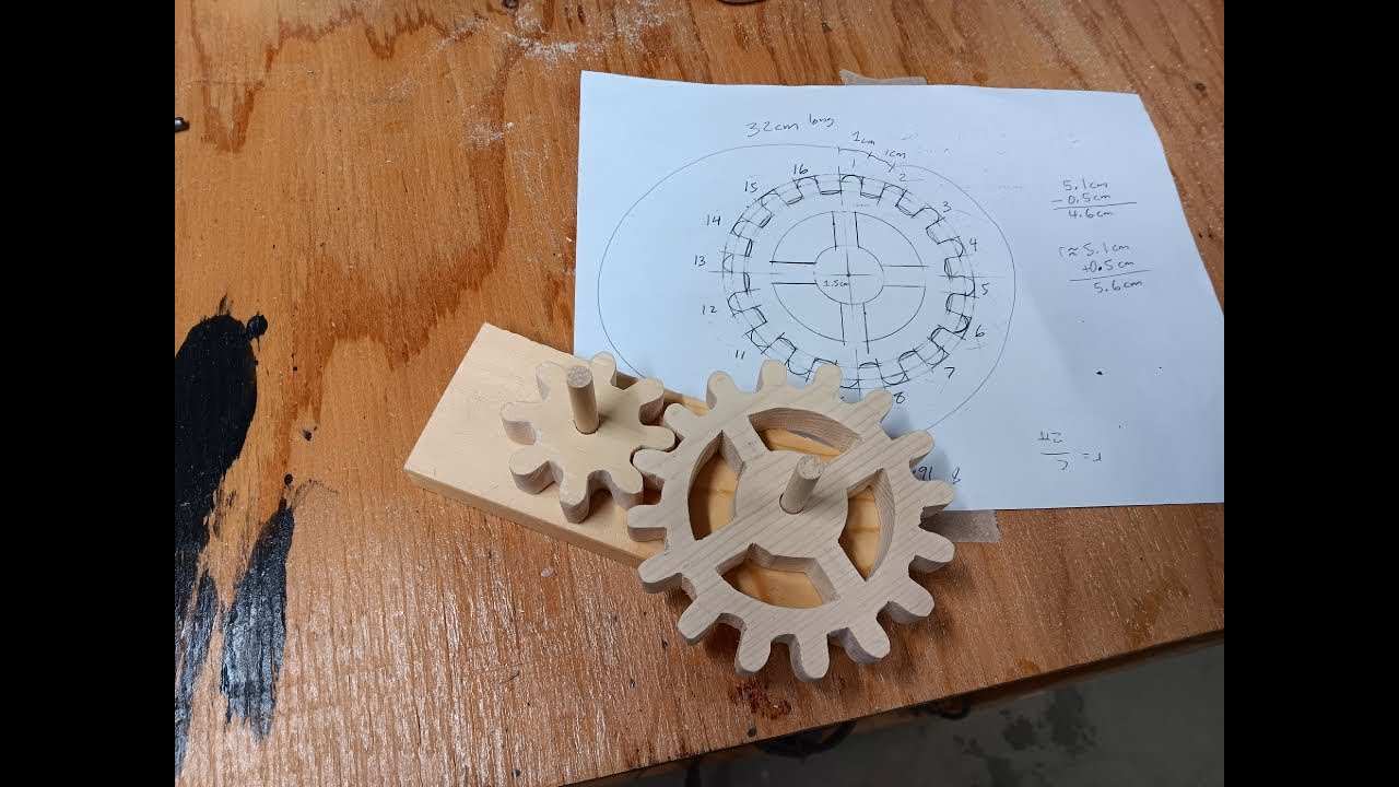 How to Make Wooden Gears without Computers Part 1