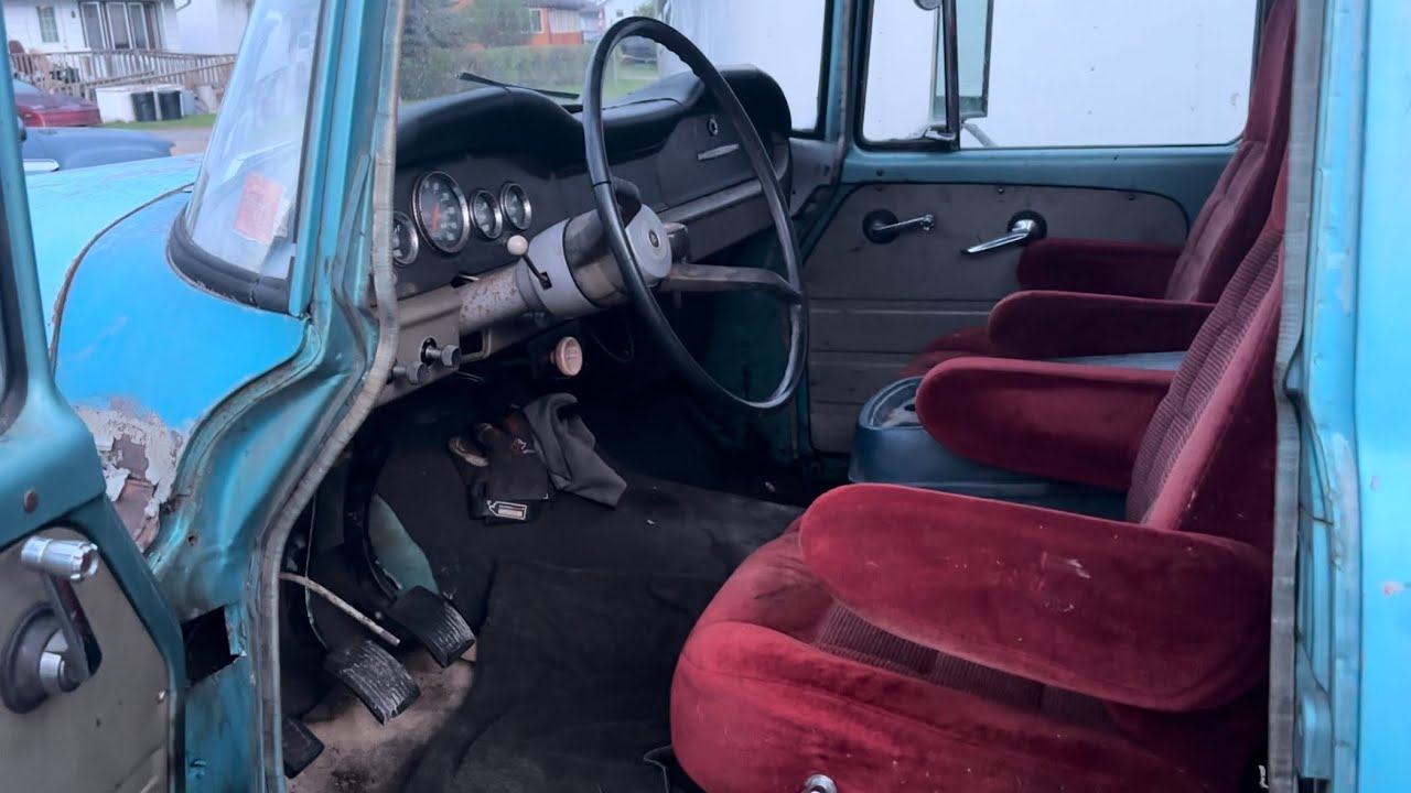 New Bucket Seats For The Old International Truck