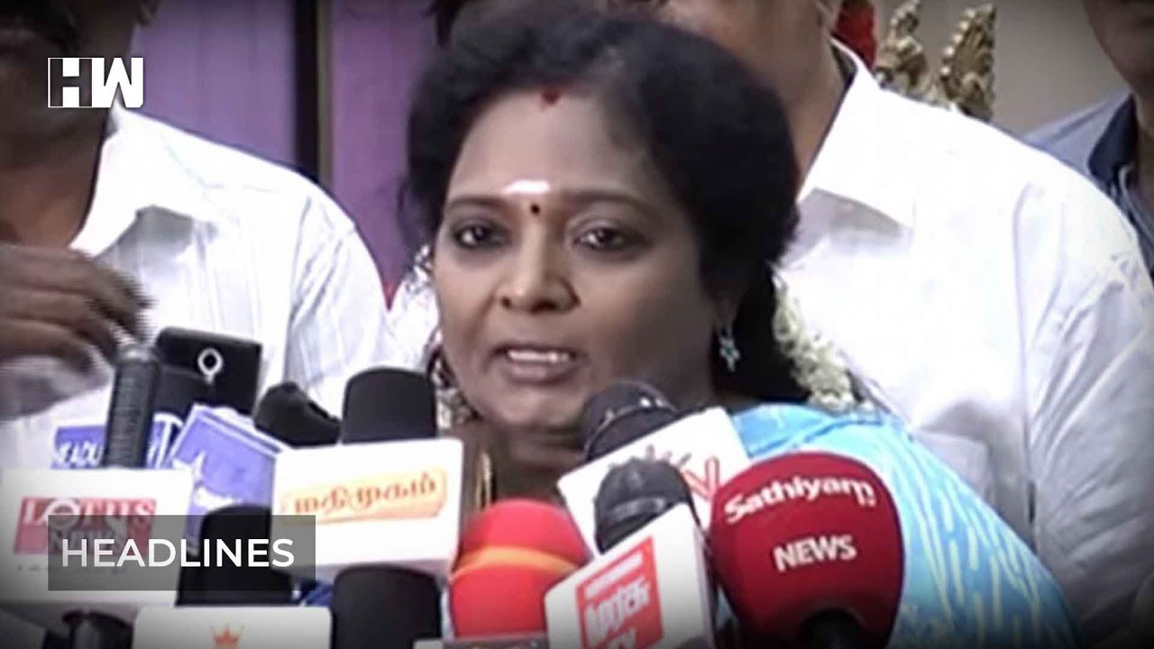 Headlines: Student Arrested For Raising Anti-BJP Slogan at TN chief