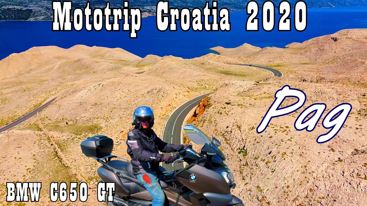 Mototrip CROATIA 2020 , PAG island, BMW C 650 GT, morcycle tour