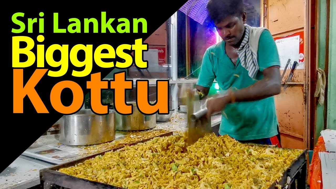 Street Food in Sri Lanka | Biggest Kottu Ever |