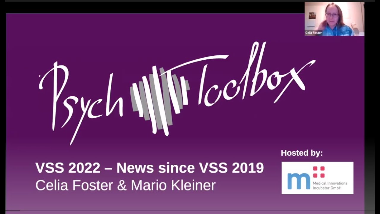VSS 2022 - Psychtoolbox Updates