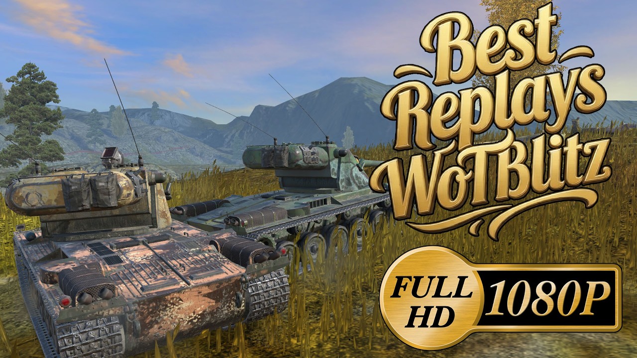 Kranvagn | 1 vs 4 | Best Replays WoT Blitz