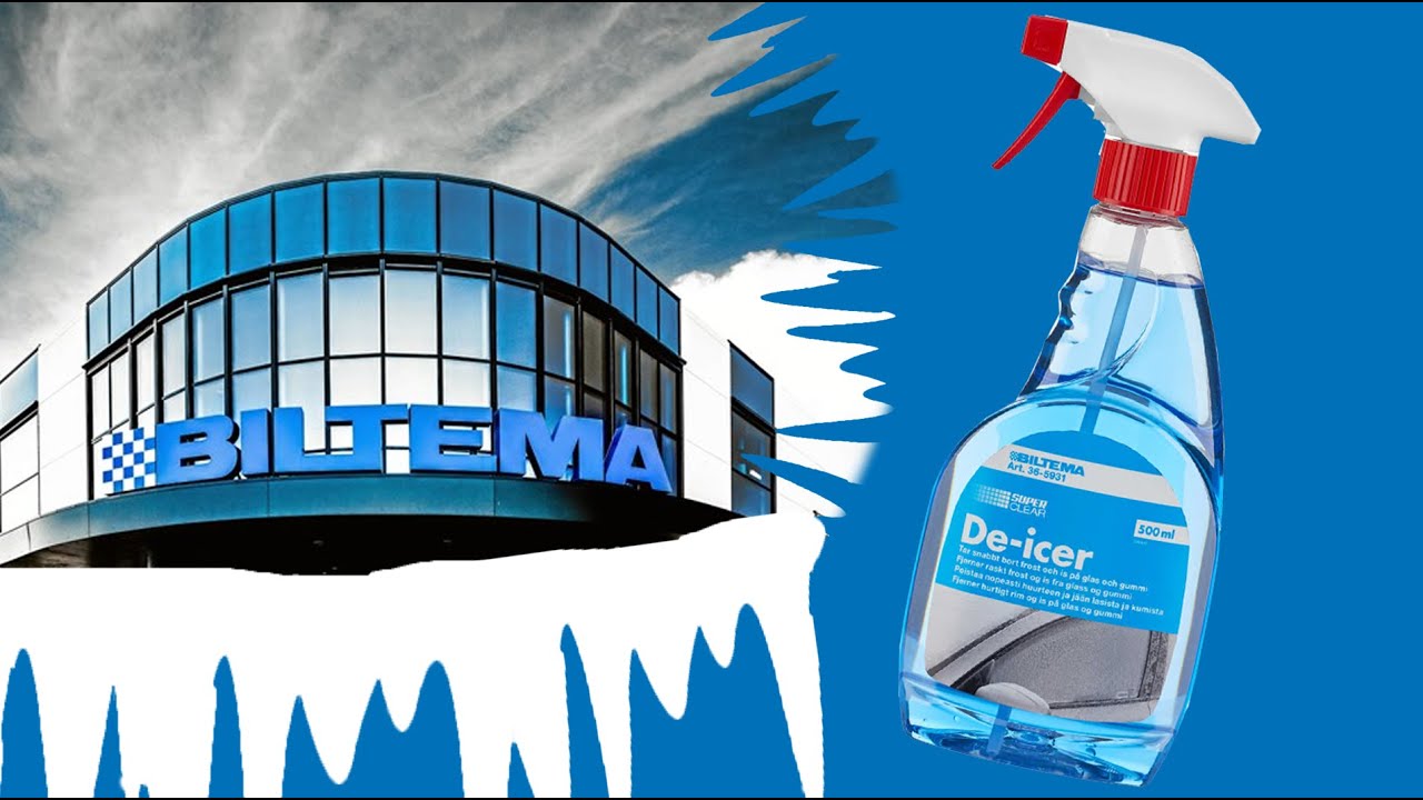 De-Icer | ISFJERNER til bilen | Nemmeste l&oslash;sning til at fjerne is