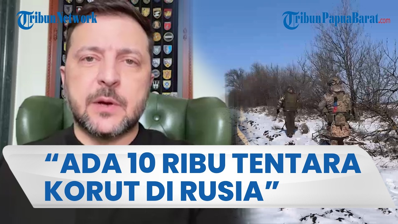 KOREA DITUDING KIRIM 10.000 PASUKAN di Rusia, Zelenskyy: Mereka Belajar tentang Perang