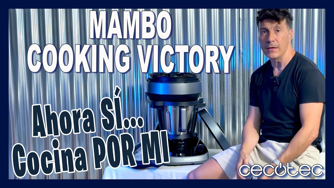 Nueva MAMBO COOKING VICTORY de Cecotec. 4 RECETAS con el accesorio CHEFCROWN, su Limpieza y Montaje.