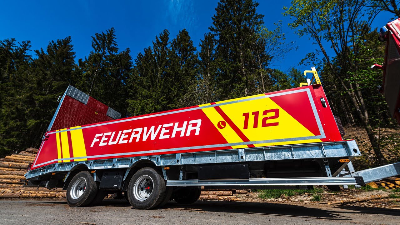 Waldbrand-Einsatz | Müller Safety Trailer . Multifunktionsanhänger für Feuerwehr und Kat.-Schutz