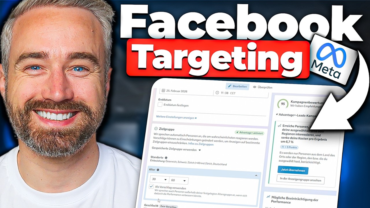 Meta/Facebook Zielgruppe richtig targetieren/einstellen 2026 - Tutorial für Anfänger