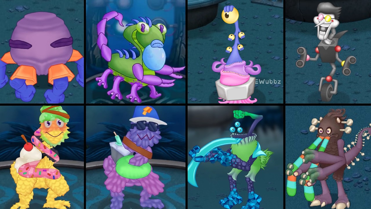 ALL Monsters Wublin Island Fanmade | My Singing Monsters