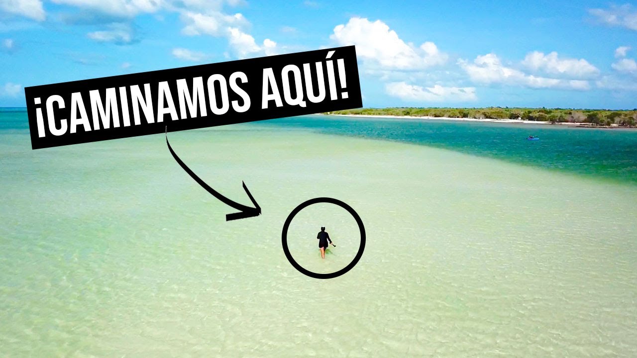 CAMINANDO EN MEDIO DEL MAR - HOLBOX | MPV en México 🇲🇽