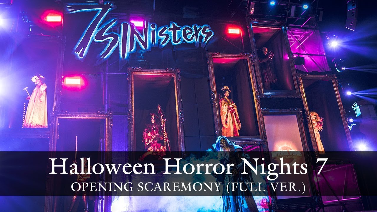 Halloween Horror Nights 7 Opening Scaremony GALA PREMIERE HHN7 HHN 2017