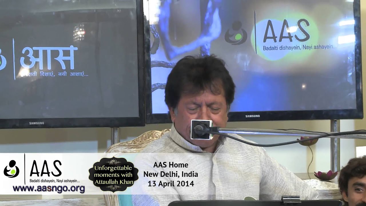 AAS ki ek shaam with Attaullah Khan