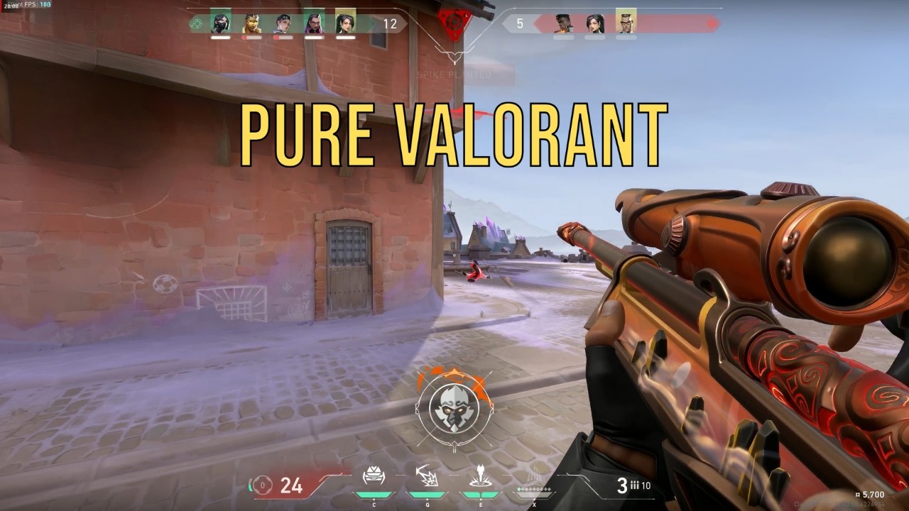 Pure Valorant Gameplay - No Commentary [2K]