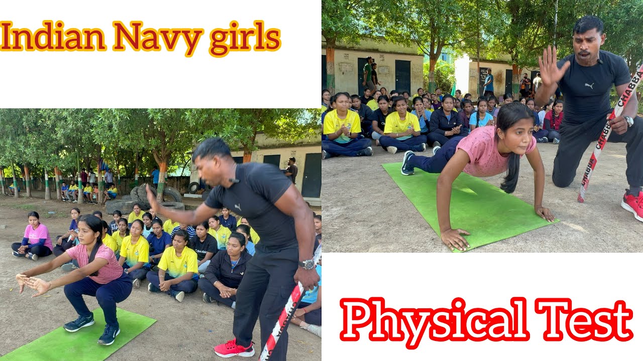 Indian Navy Girls Physical Standard Test #viral#video