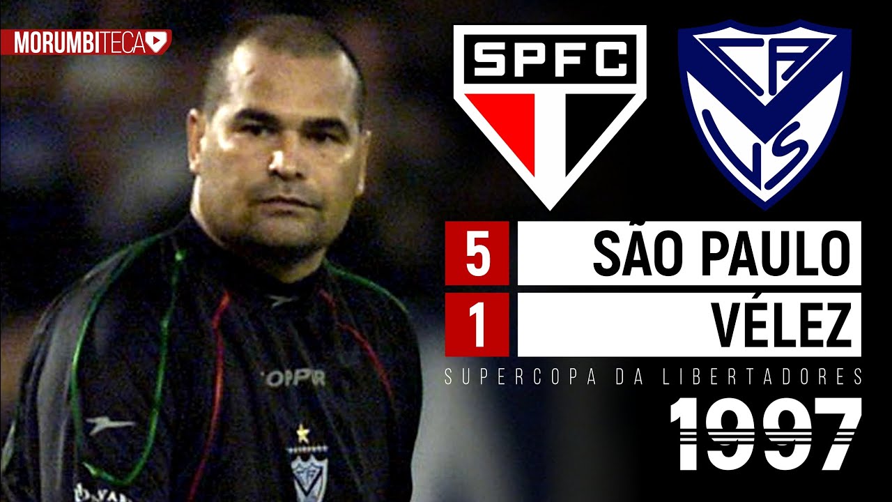 São Paulo 5x1 Vélez - 1997 - DODÔ E CIA. ATROPELAM O TIME DE BIELSA E DO FALASTRÃO CHILAVERT!
