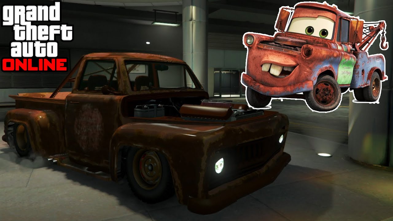 GTA 5 Online: воссоздание Tow Mater (машины)