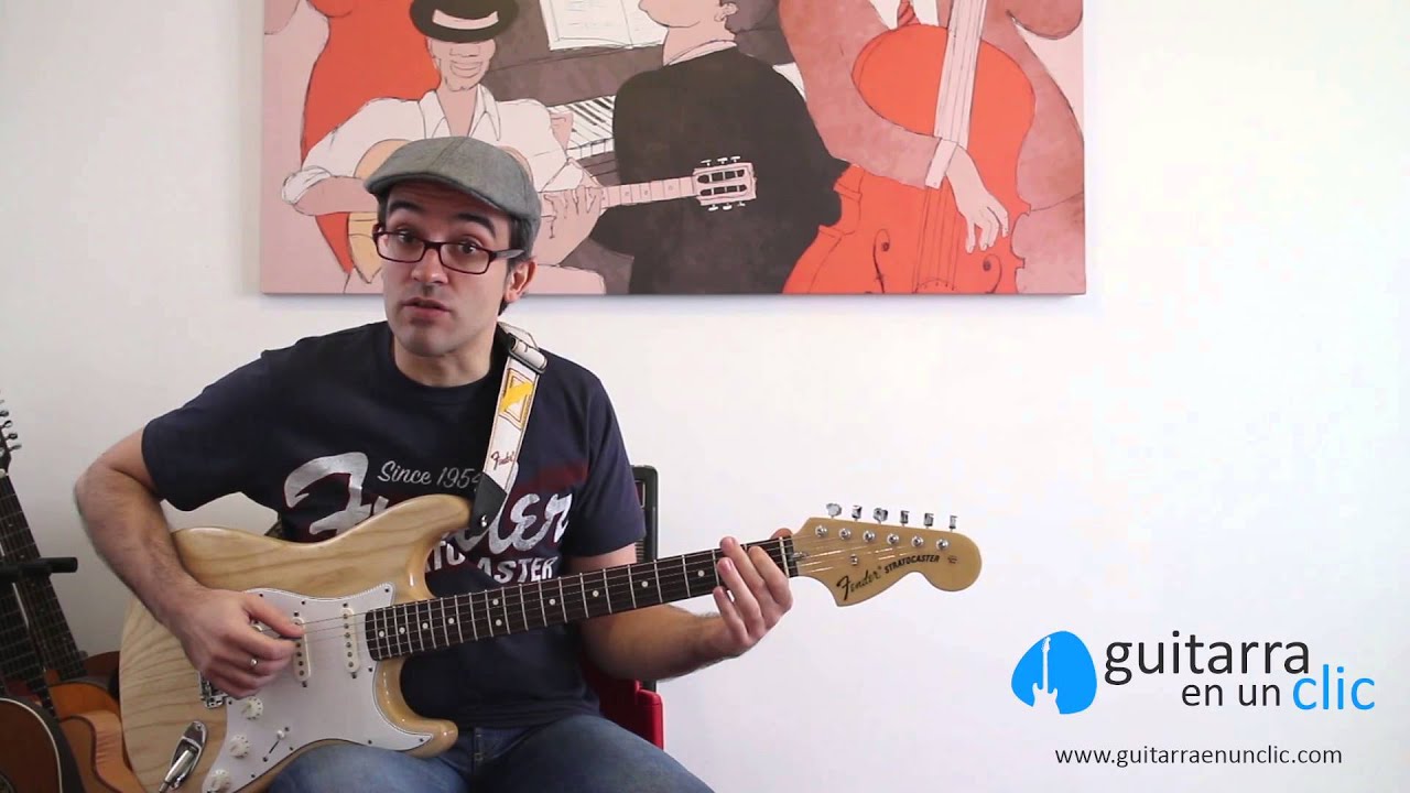 Notas de la sexta y quinta cuerdas de la guitarra. P1C05