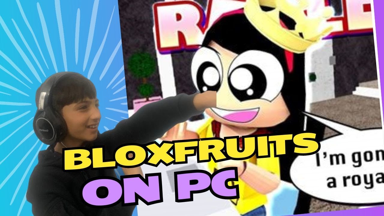 Playing blox fruits on roblox (intense battle at the end)