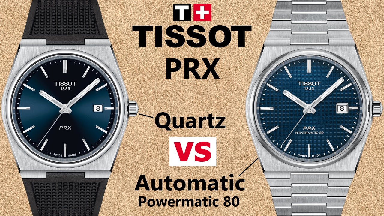 Tissot PRX 40mm Quartz vs Automatic Powermatic 80 Comparison