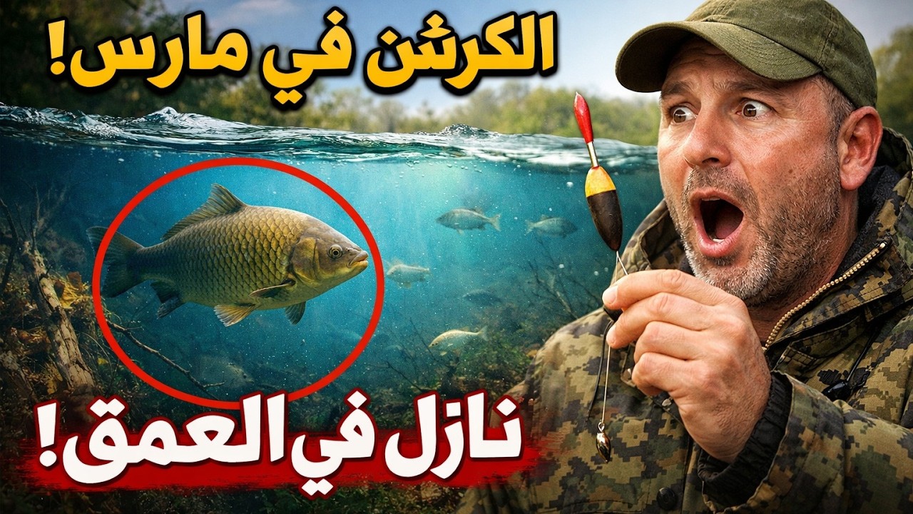 بيقولوا مفيش صيد في شهر مارس؟ كلام فاضي! السر اللي هيخلي شبكتك دايمًا مليانة و90% من الصيادين مخبيي