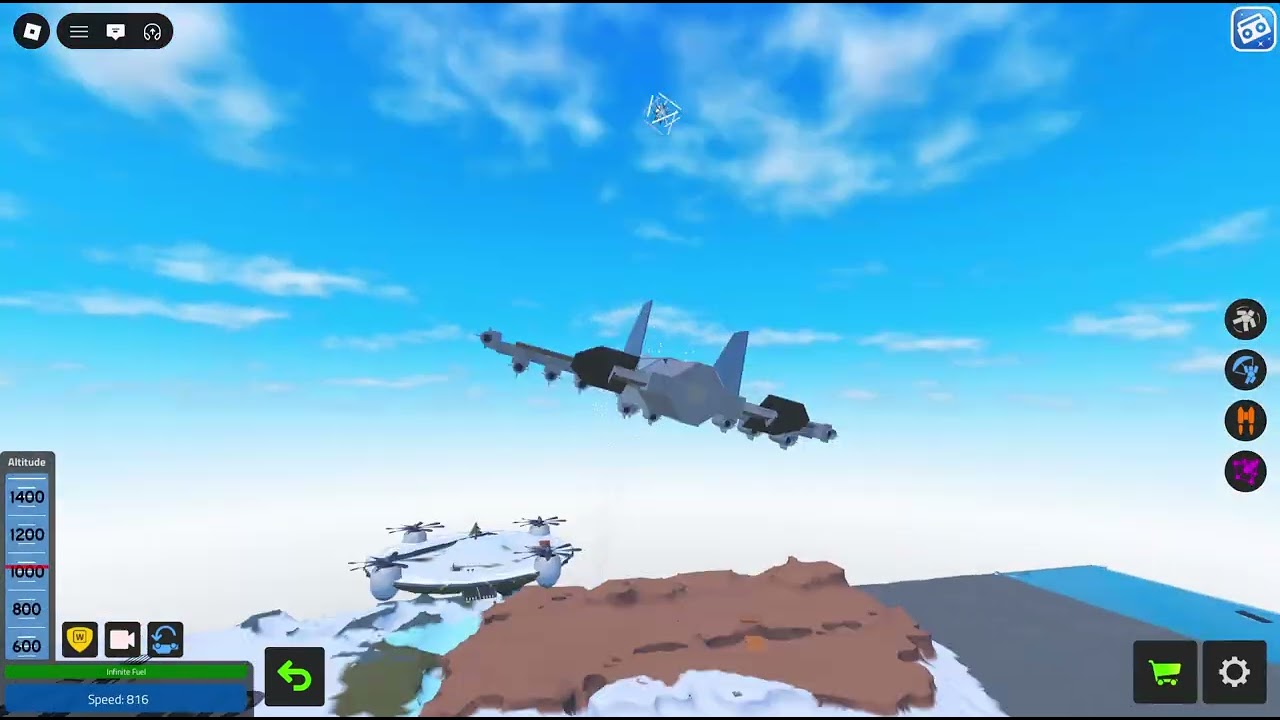 Shredder fight plane crazy