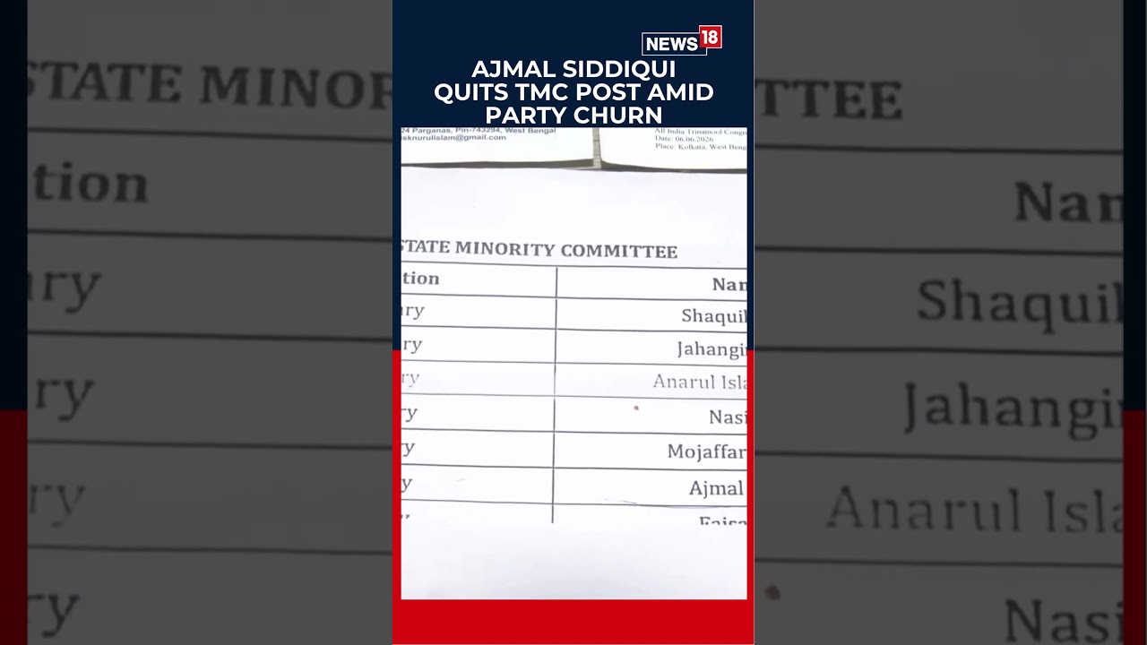 TMC Exodus Deepens: Minority Cell Secretary Ajmal Siddiqui Resigns, Big Political Shock | N18S