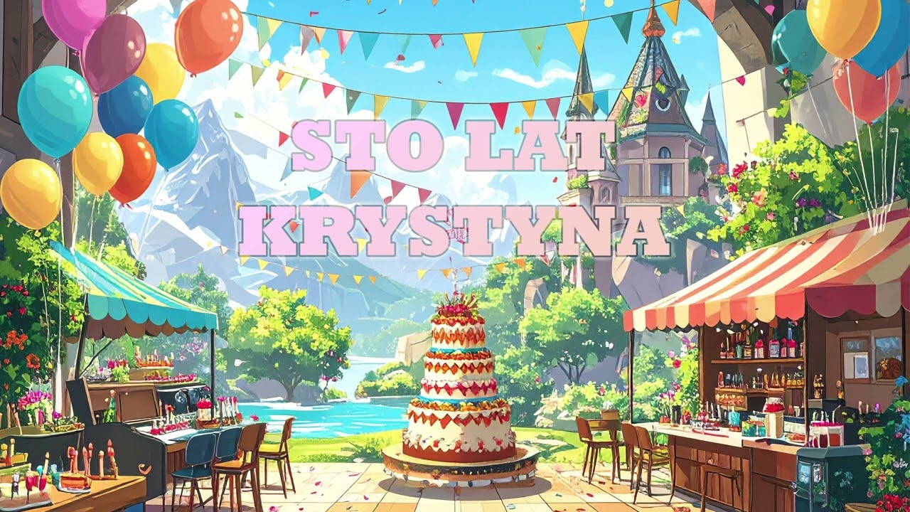 Piosenka na Imieniny Urodziny Krystyny – Disco Polo - Dziś Krystyna Króluje Światem