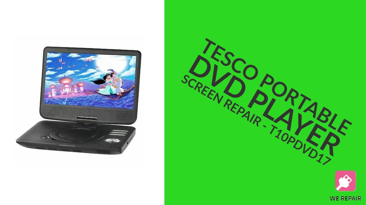 Tesco Portable DVD Player - Screen Repair - T10PDVD17