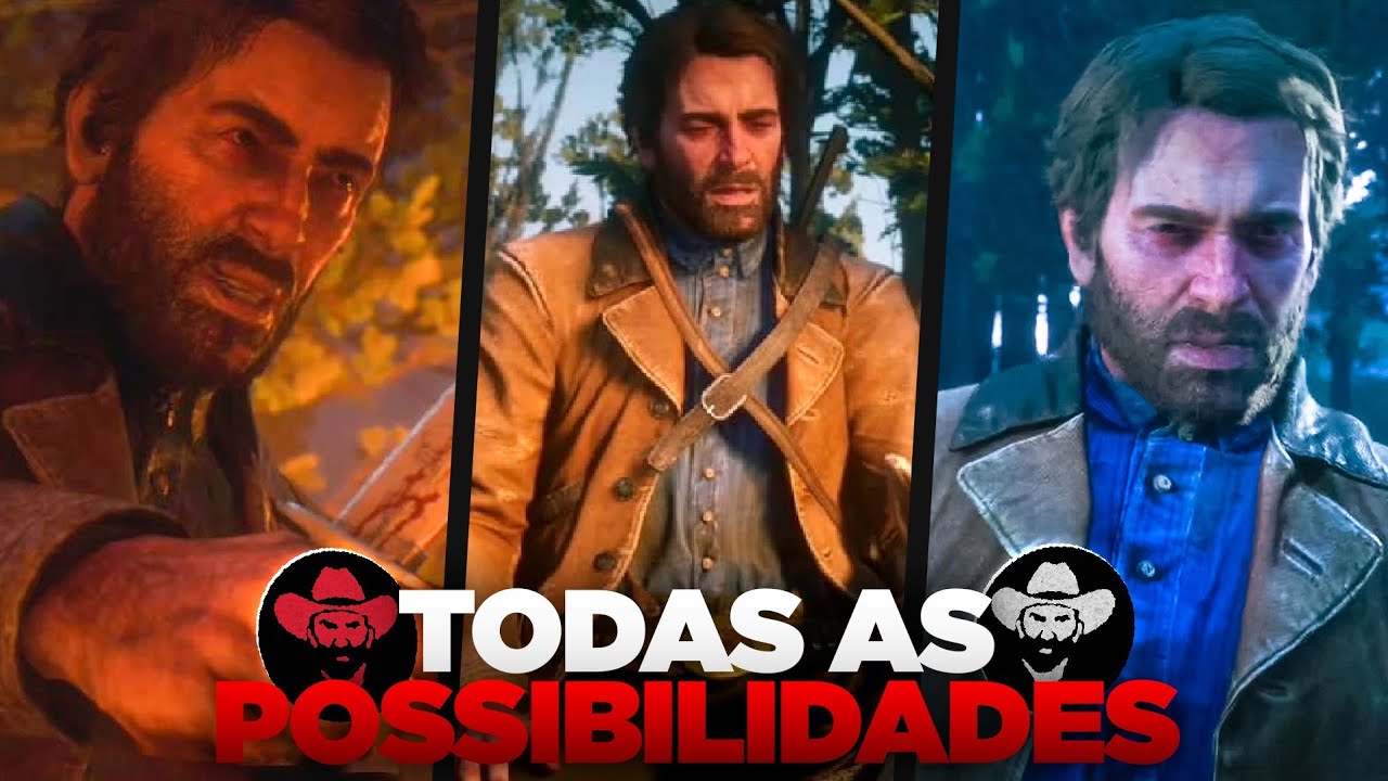 Red Dead Redemption 2 - Os 4 finais e suas possibilidades (Com cutscenes secretas)