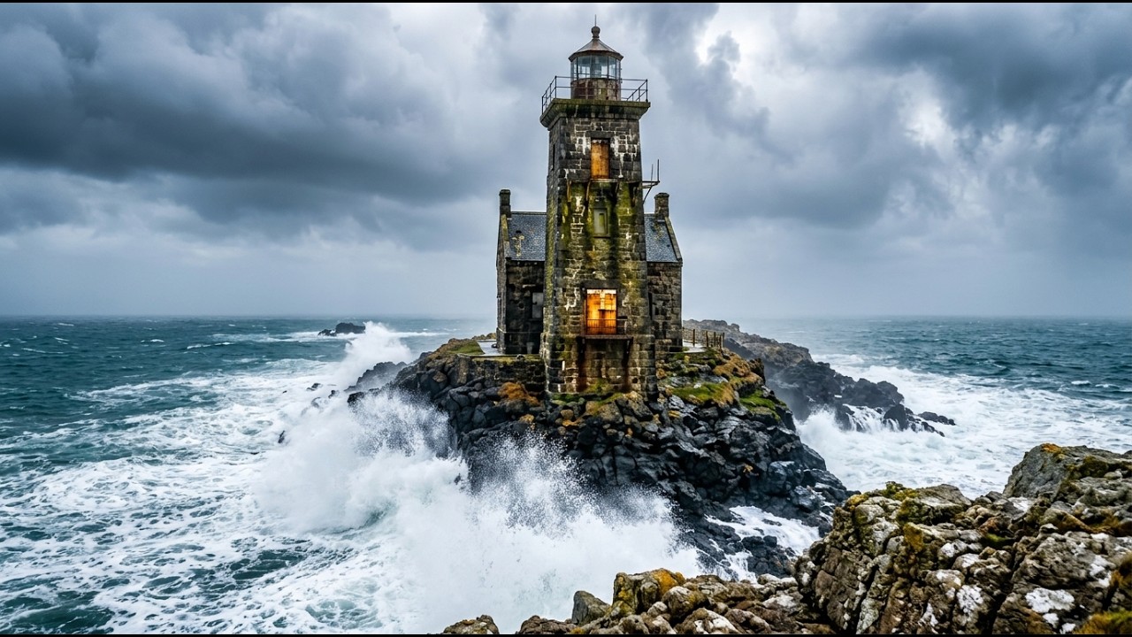 I Built a $1,000,000 Glass Mansion Inside a Rusted Abandoned Lighthouse (ASMR)