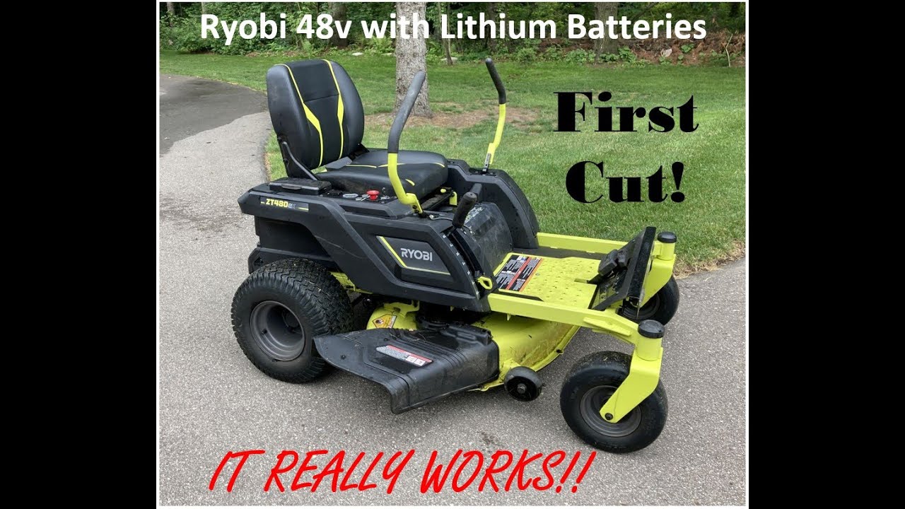 Ryobi 48v Battery Swap   First cut