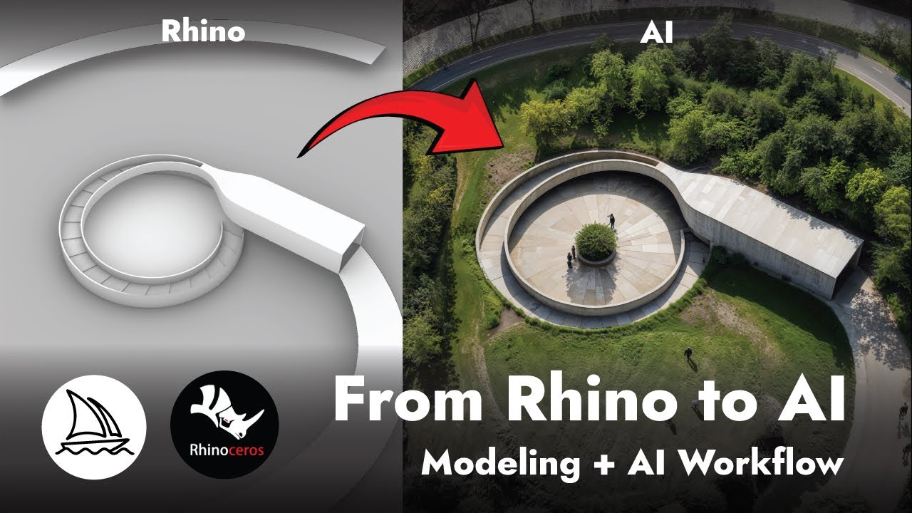 From Rhino to AI: Modeling + AI Workflow for Architects
