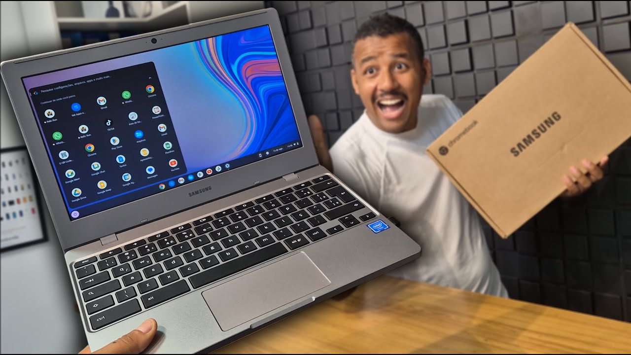 Comprei no ML o Notebook Mais Barato do Brasil | Samsung ChromeBook Vale a Pena em 2024/2025?