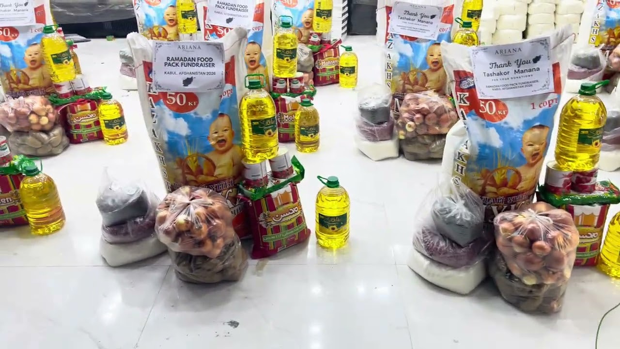 Ramadan food pack fundraiser in Kabul, Afghanistan 2026