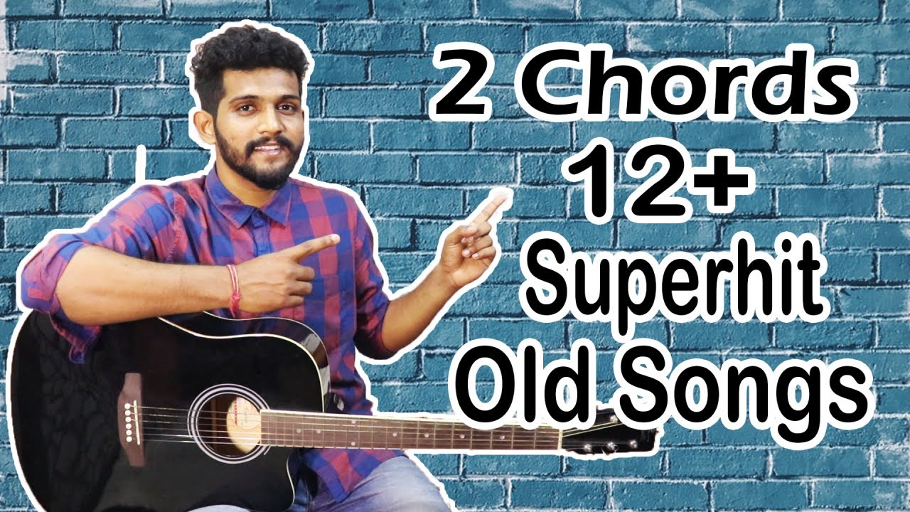 2 Chords | 12+ SUPERHIT OLD SONGS || Old Songs Mashup Lesson || for Beginners | by Kaustubh Naik